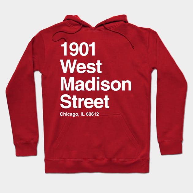 Chicago Bulls Basketball Arena Hoodie by Venue Pin